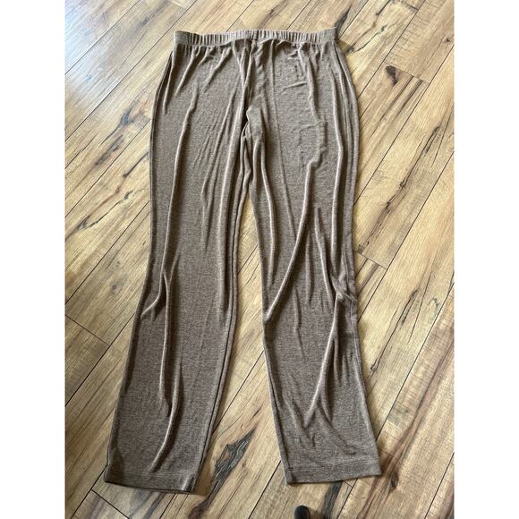Chico’s Travelers size 3 or large brown pants slinky - Picture 1 of 3